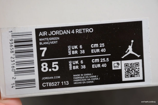 4 CT8527-113 Pine Green Air Jordan 0917
